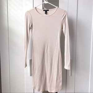 Ribbed Long Sleeve Bodycon Dress